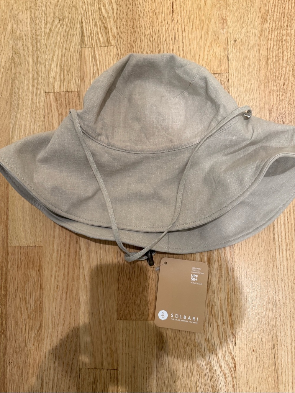 SOLBARI, Womens UPF 50+ Sun Hat in Light Biege